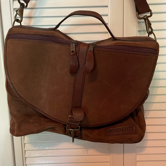 Sundance leather satchel. Brown leather. Beautiful condition. Vintage 90’s - Picture 2 of 16